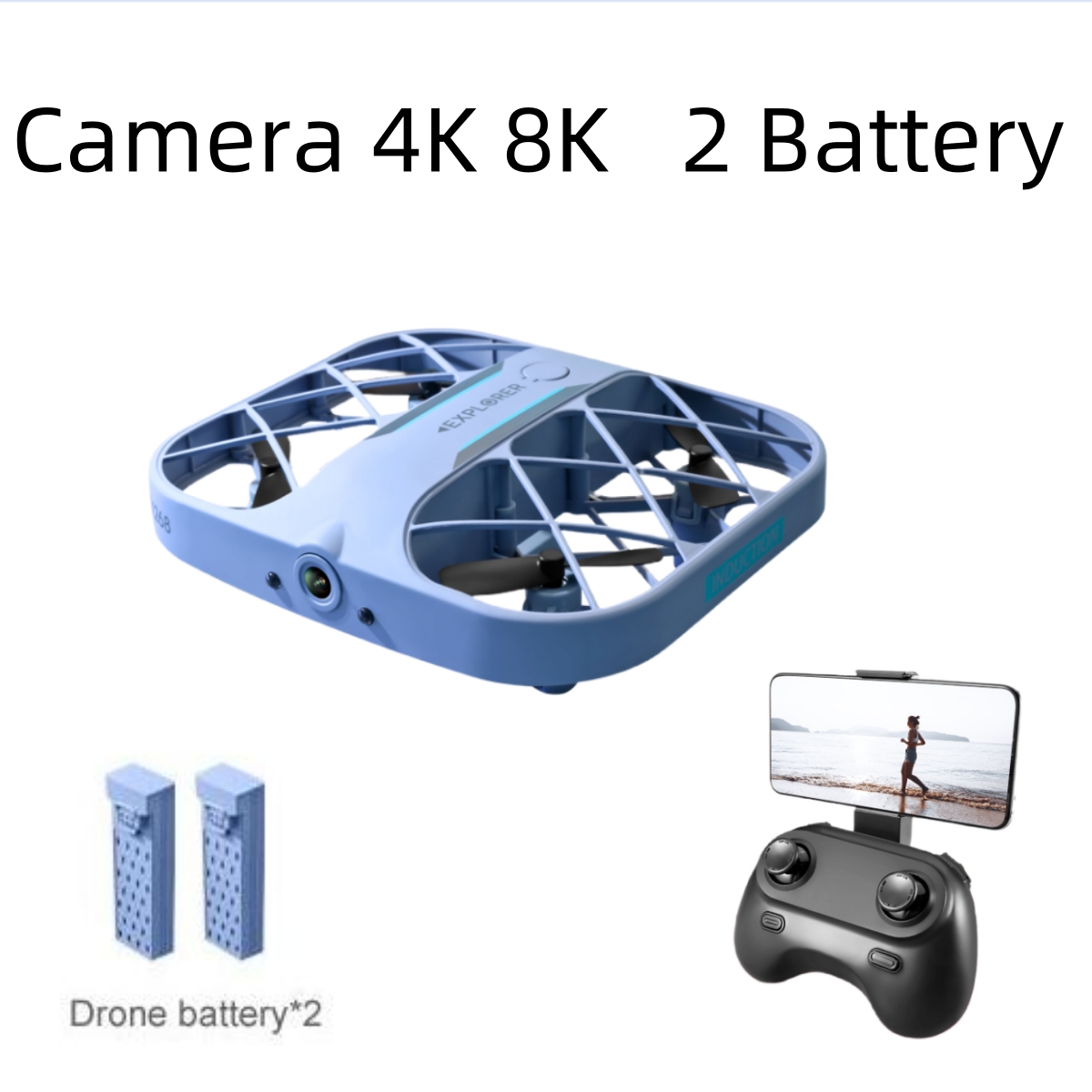 Drone Lidar - JJRC H107 FPV RC-Drohne mit 2