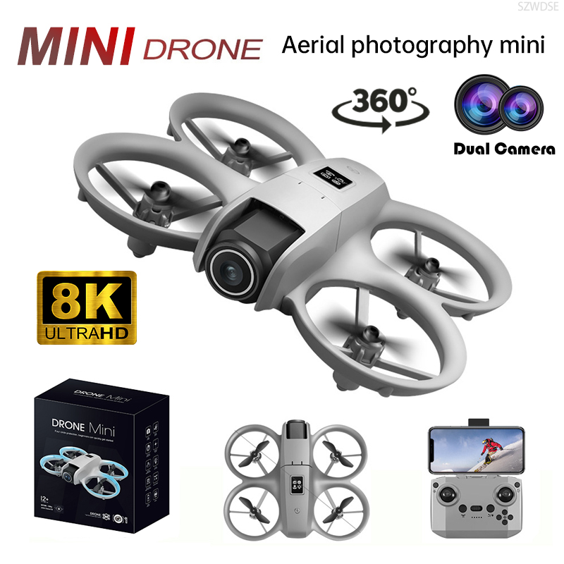 Drone Lidar - Mini-Drohne mit professioneller 8K-Kamera, 5G-WLAN-FPV-UAV mit