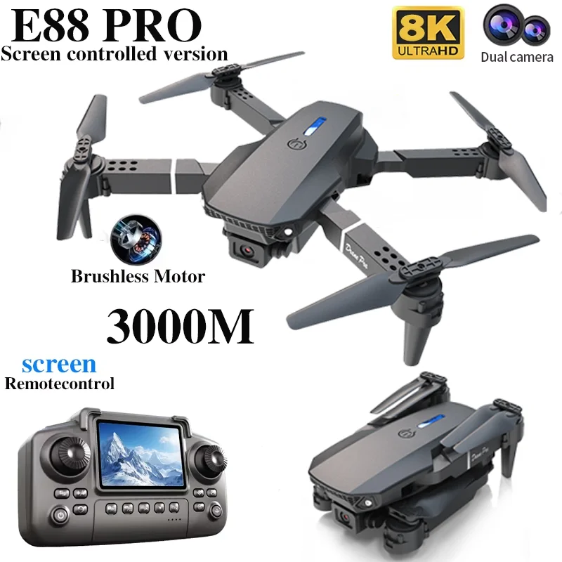 Professionelle E88 PRO Drohne  – Drone Lidar Bewertung und Preis