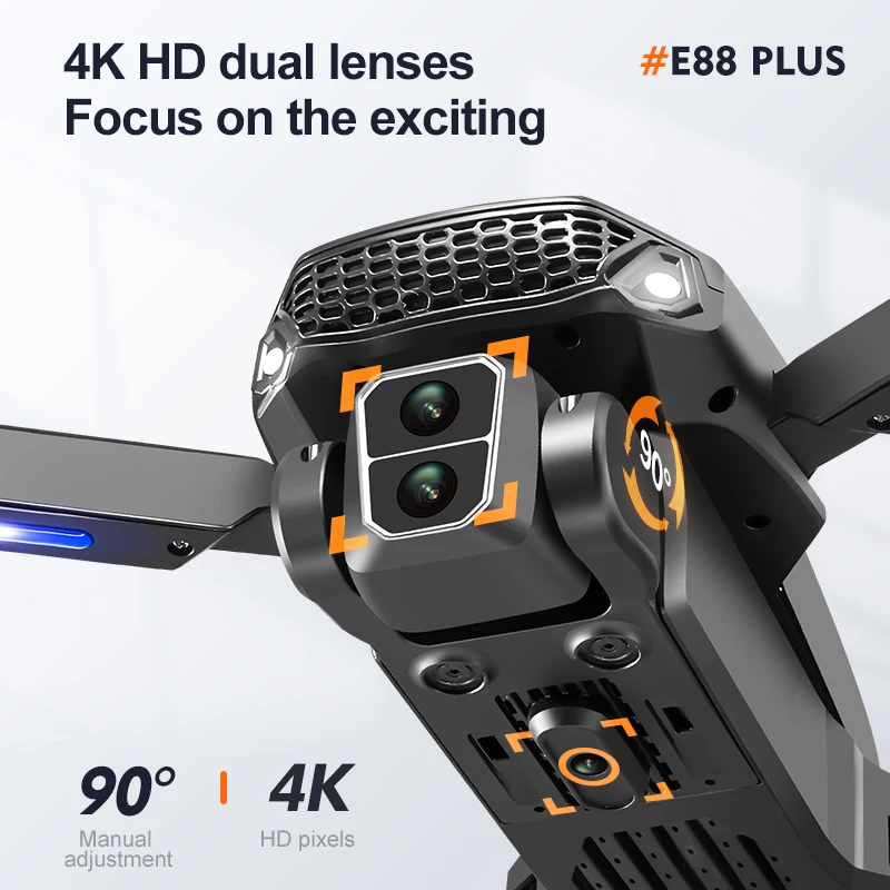 Neue E88 Plus Quadrocopter-Dro – Drone Lidar Bewertung und Preis