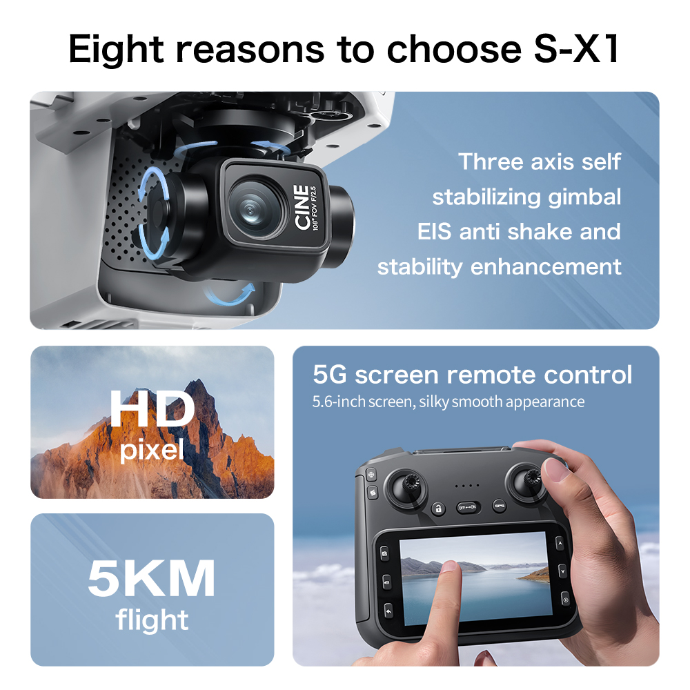 Top-Angebot S-X1 MAX GPS-Drohn – Drone Multispectral Bewertung und Preis